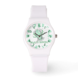 What's Shakin Milkshake Fun Dessert Slogan Watch