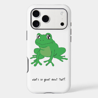 What's so great about that Frog on an iPhone 17 Pro Max Case