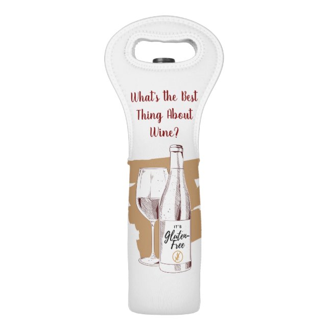 What's the Best Thing About Wine - Wine Tote (Front)