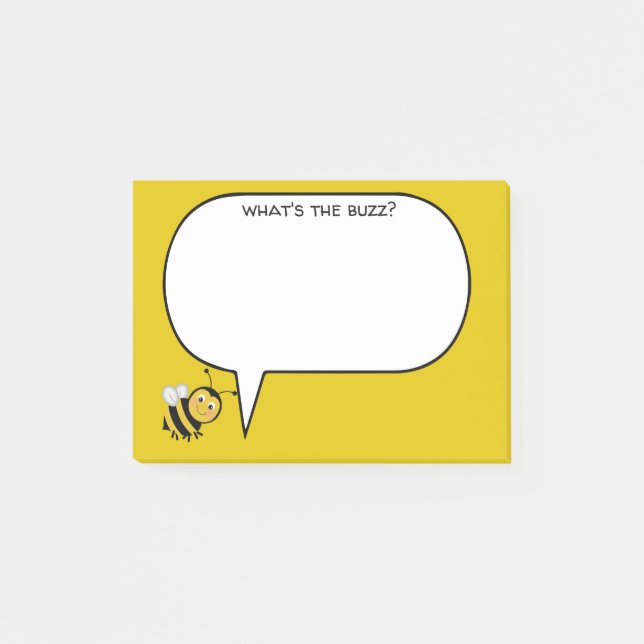 What's the Buzz Bee Personalize Post-it Notes (Front)
