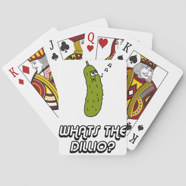 Whats the dillio? poker cards (Back)