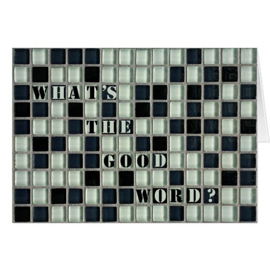 What's the Good Word? Cards (Front Horizontal)