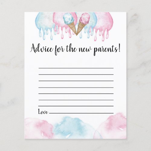 Whats the scoop Advice for parents Card