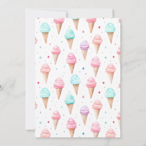 Whats the Scoop Celebration_ Sweet Gender Reveal Invitation