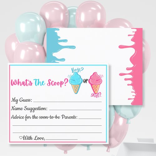Whats the Scoop Game Gender Reveal Prediction