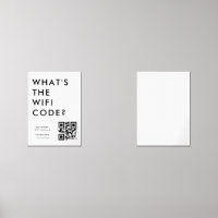 What's the WiFi Code? | QR Code Scan to Connect
