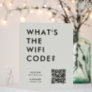 What's the WiFi Code? | Wifi Network QR Code Gray Foam Board