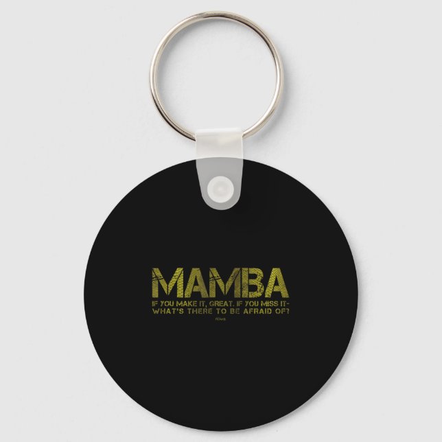 What's There To Be Afraid Of_ Basketball Court Mot Keychain (Front)