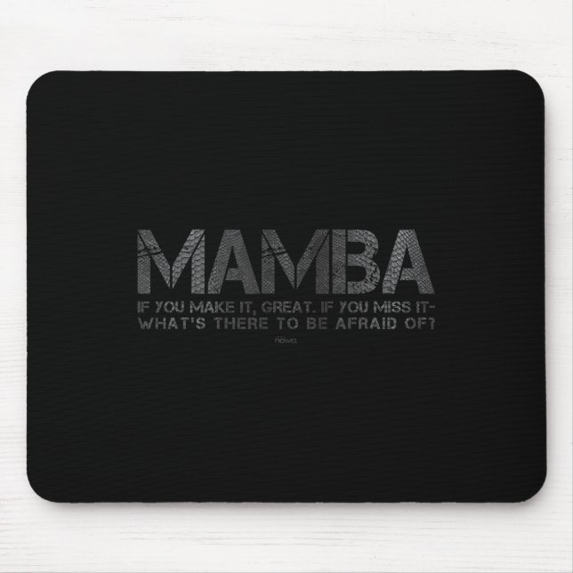 What's There To Be Afraid Of_ Basketball Court Mot Mouse Pad (Front)