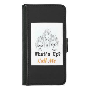 What's Up? Call Me Fun  Samsung Galaxy S5 Wallet Case