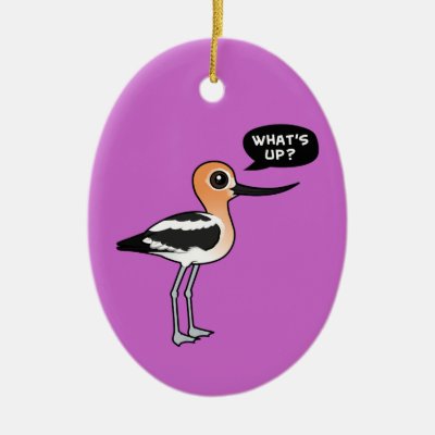 What's Up? Ceramic Ornament