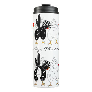 What's Up Chicken Butt Funny Humor Thermal Tumbler