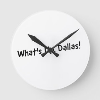 What's Up, Dallas! Magazine Clock