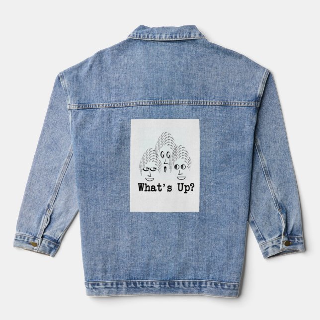 What's Up? Denim Jacket (Back)