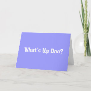 What's Up Doc Gifts Card