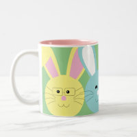 What's Up Friends, Easter or Spring themed Gift Two-Tone Coffee Mug