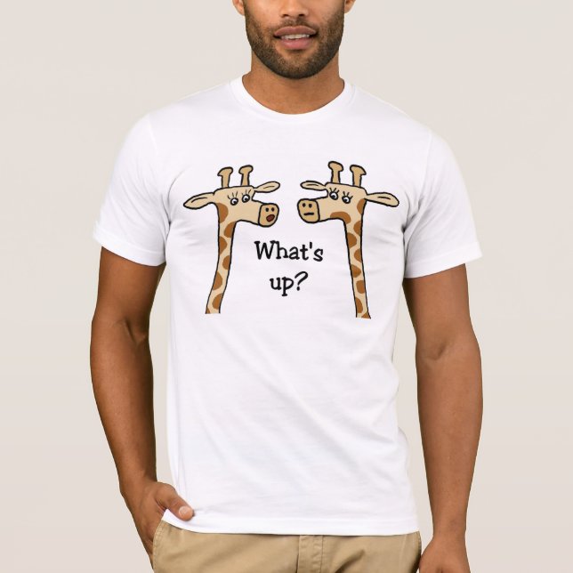 What's up? Giraffe t-shirt (Front)