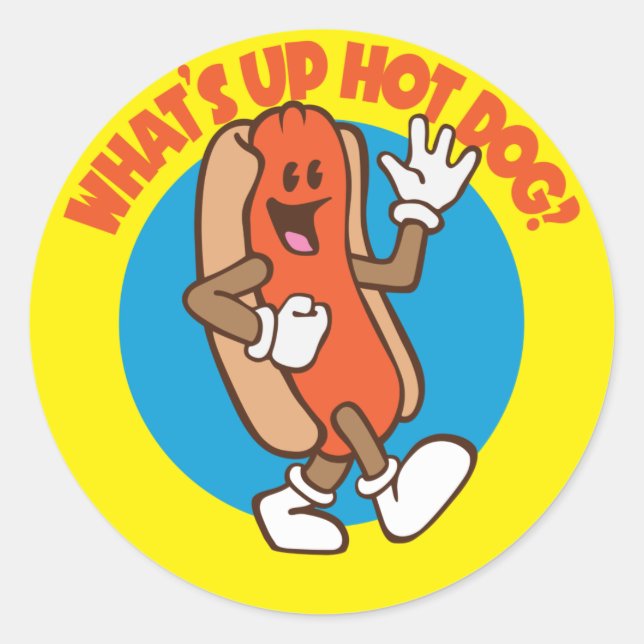 What's Up Hot Dog? - The Stickers (Front)