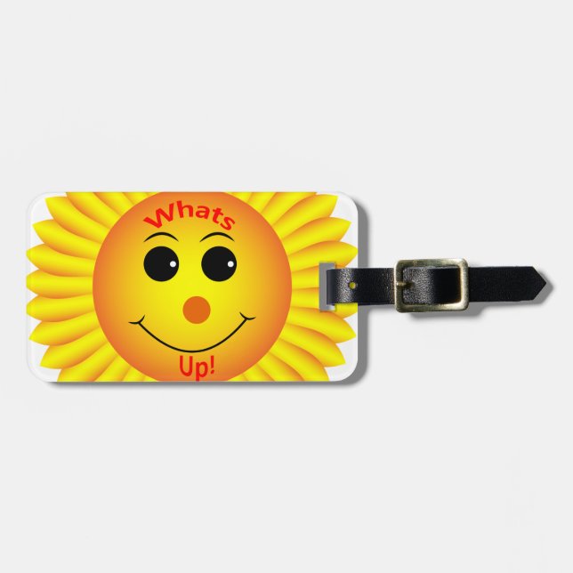Whats Up ! Luggage Tag (Front Horizontal)