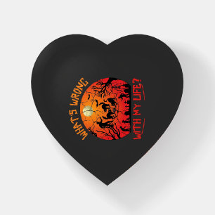 Whats Wrong Life Halloween Black Cats Zombies Grav Paperweight