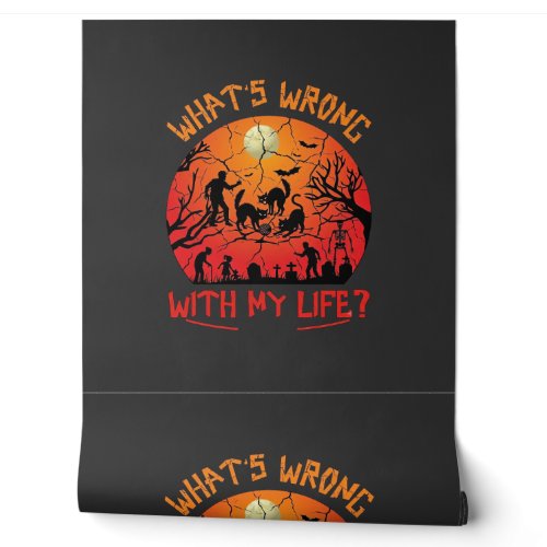 Whats Wrong Life Halloween Black Cats Zombies Grav Wallpaper