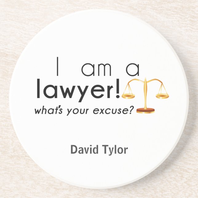 what's your excuse? coaster (Front)