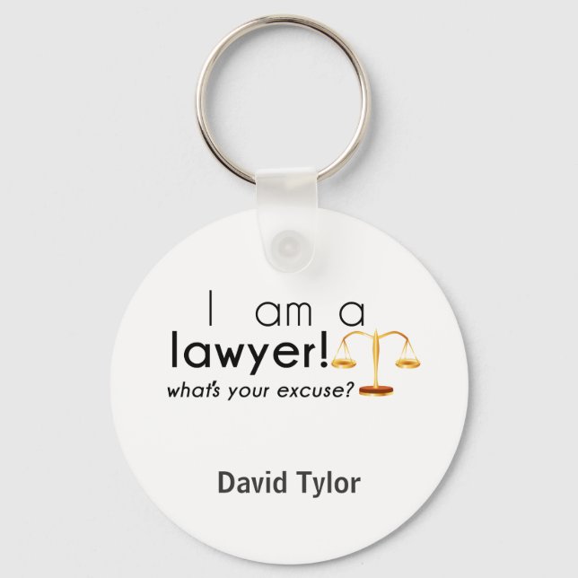 what's your excuse? keychain (Front)