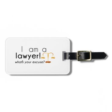 what's your excuse? luggage tag