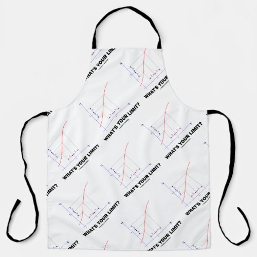 Whats Your Limit Limit Function Geek Humor Apron