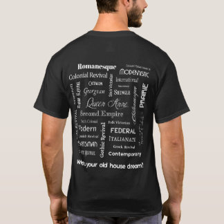 What's your old house dream? (darker color, back) T-Shirt