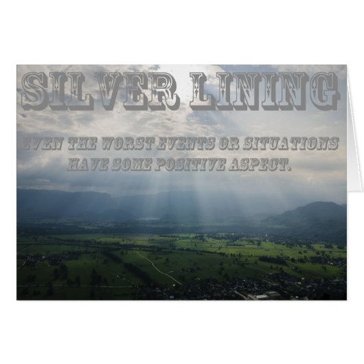 What's Your Silver Lining Cards (Front Horizontal)