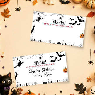 What's Your Spooky Halloween Name? | HalloweenCard Note Card