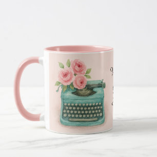 What's Your Story Vintage Typewriter Storyteller Mug