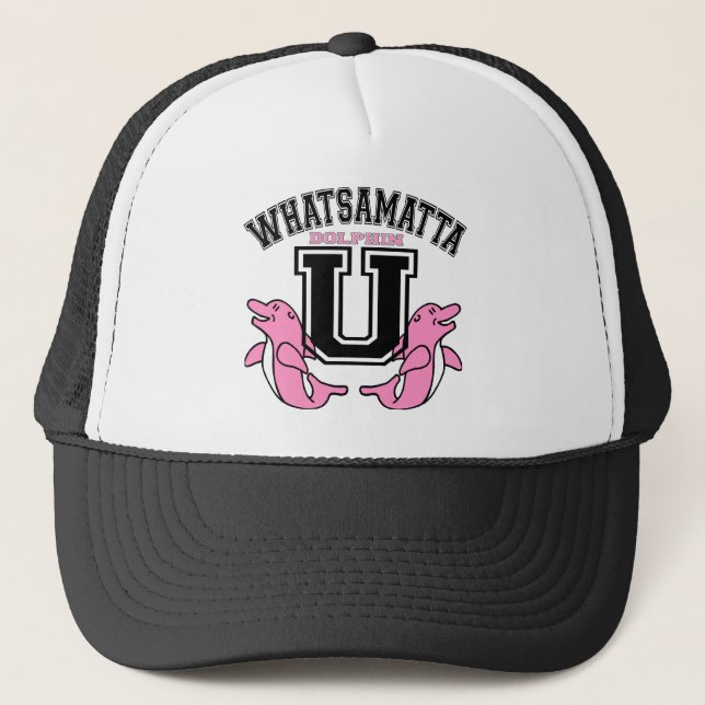 Whatsamatta U Trucker Hat (Front)