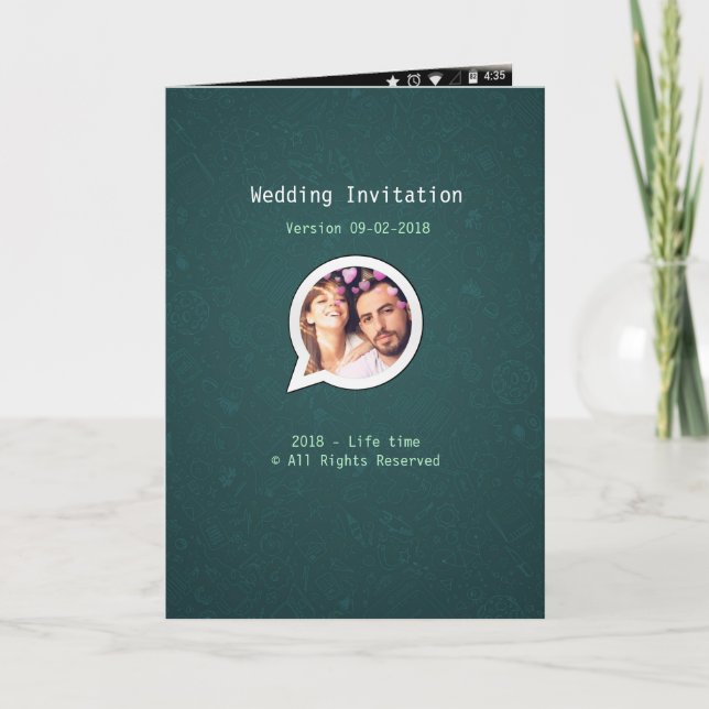 Whatsapp  Wedding Invitation Lucretia&Otto (Front)