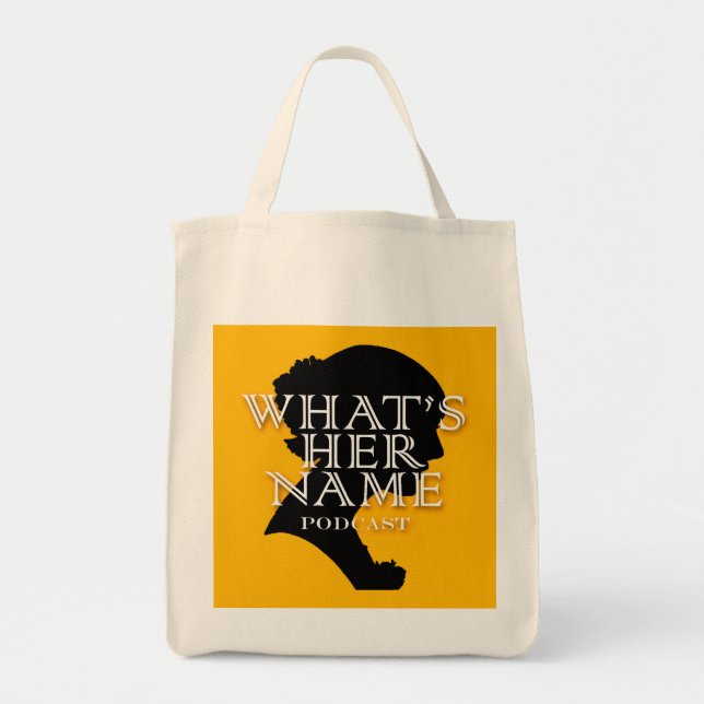 What'sHerName Logo T-shirt Tote Bag (Front)