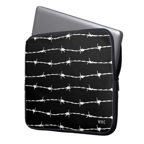 WHC _ Barbed Wire Laptop Sleeve