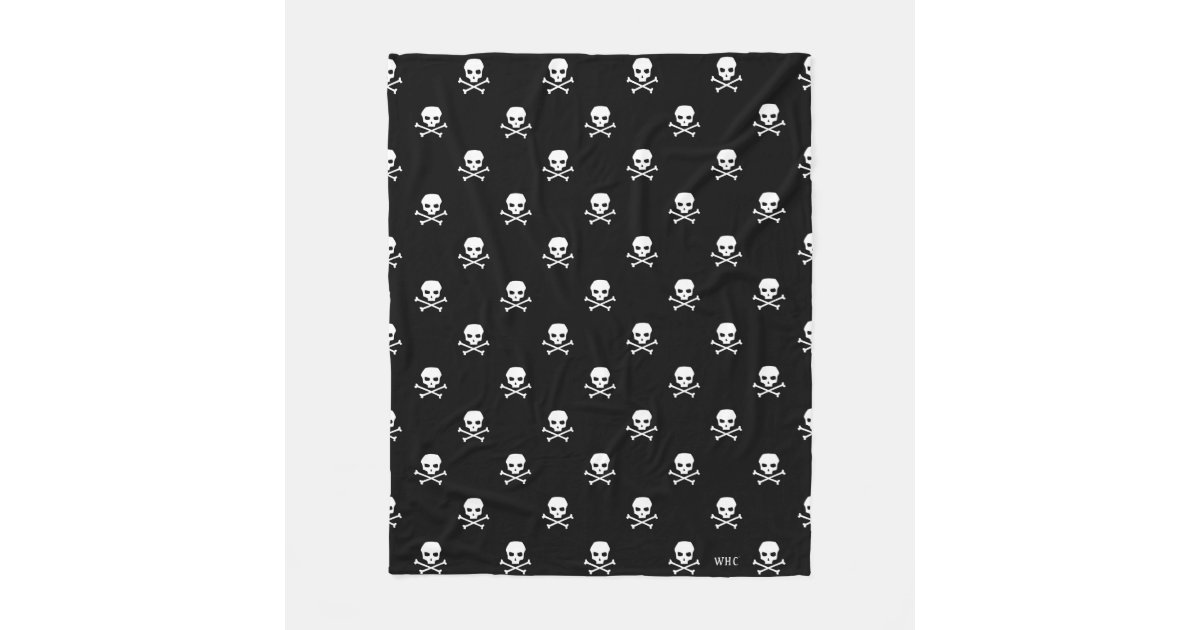 WHC - Skull Fleece Blanket | Zazzle