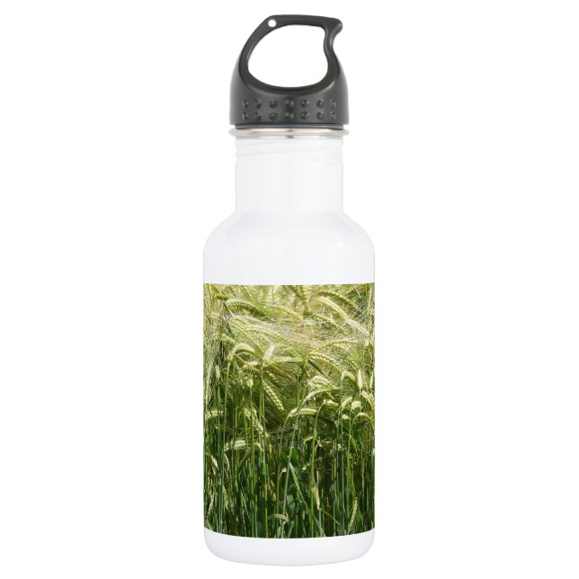 Wheat - beautiful! water bottle (Front)