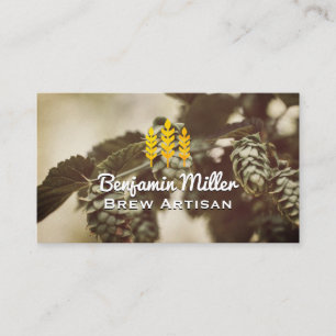 Wheat Brewery Artisan Business Card