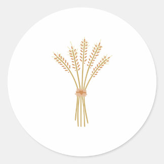 Wheat Bundle Classic Round Sticker