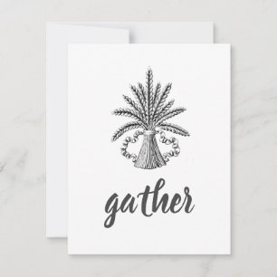 Wheat Bundle Note Card