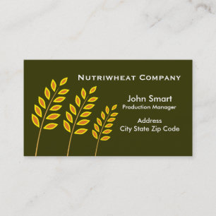 Wheat Company Business Cards