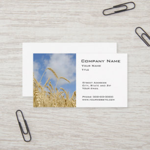 Wheat Farmer Business Cards