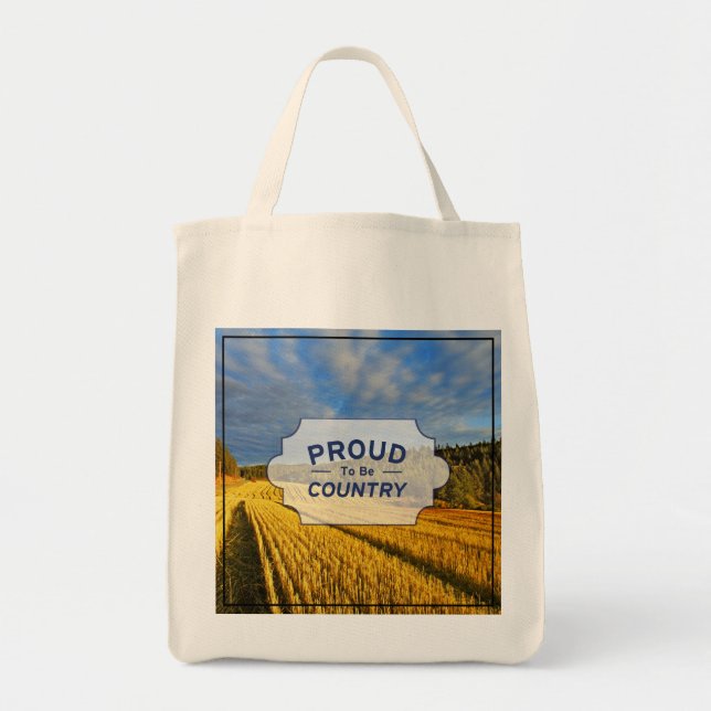 Wheat Field After Harvest Tote Bag (Front)