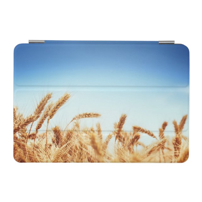Wheat field against blue sky iPad mini cover (Horizontal)