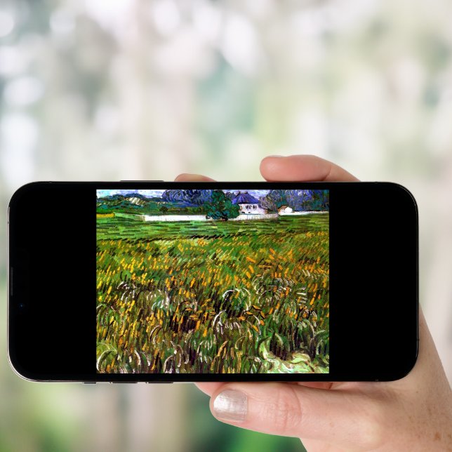 Wheat Field Auvers, White House Van Gogh Fine Art Poster (Front Digital)