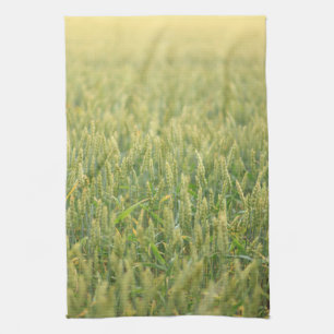 Wheat Field Grass Meadow Kitchen Towel