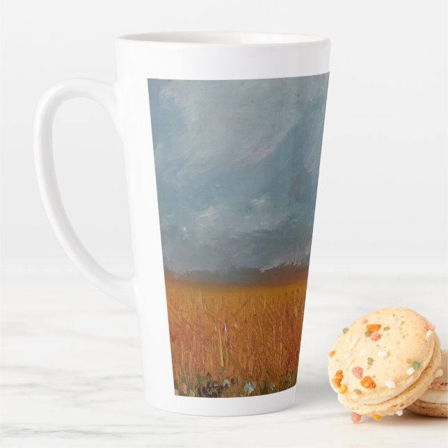 Wheat Field Landscape Latte Cup (In Situ)