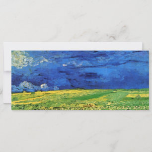 Wheat Field Under Clouded Sky by Vincent van Gogh